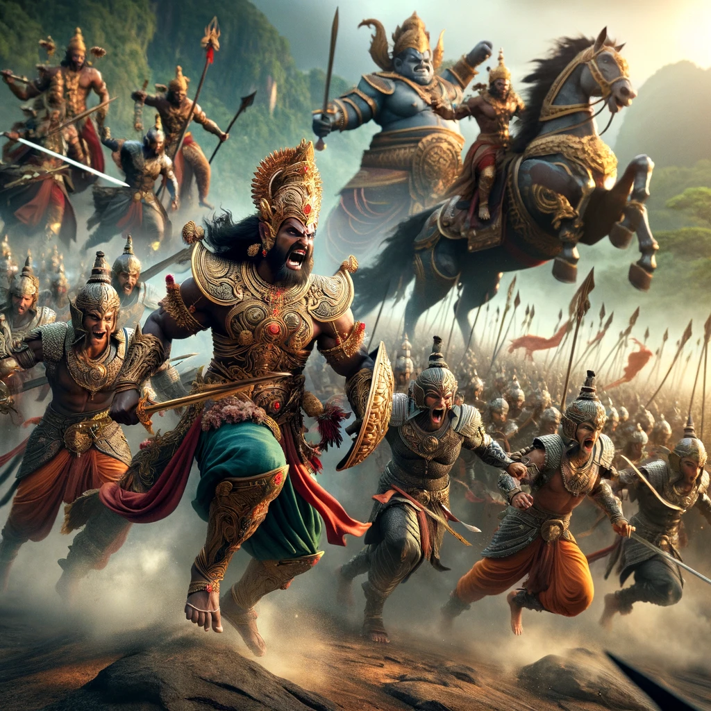 Ravana’s Sons and Brothers Sally Forth